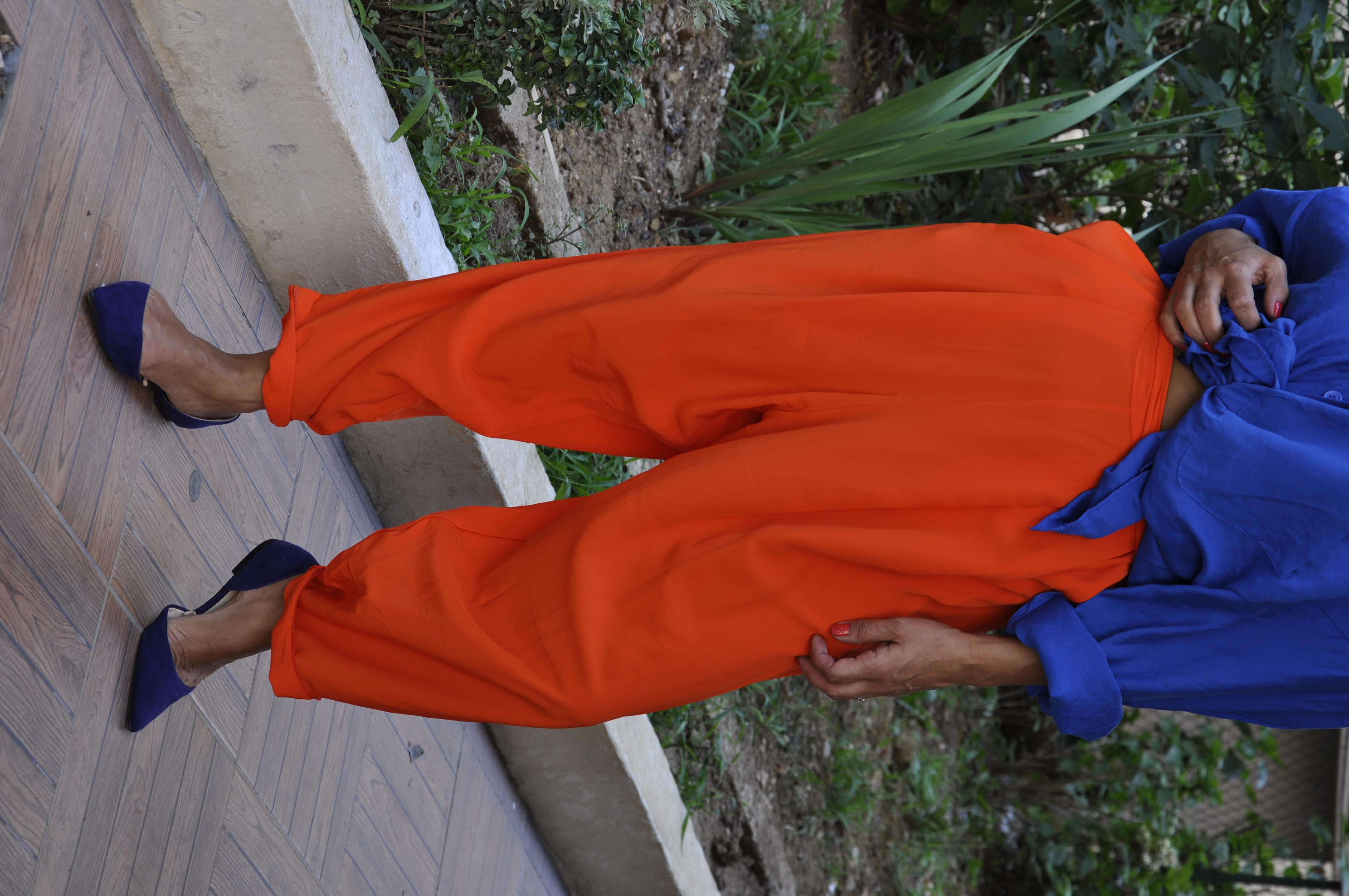 Turuncu Balon Pantolon