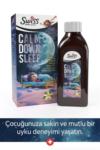 Calm Down Sleep 150 ml ve Uyku Desteği İçin Çocuk Şurubu