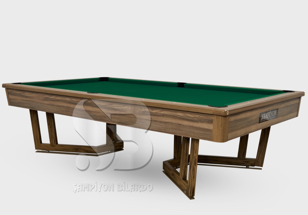 AKSİYON MODEL METAL PROFİL AYAKLI AMERİKAN (POOL) BİLARDO MASASI (10 FT)