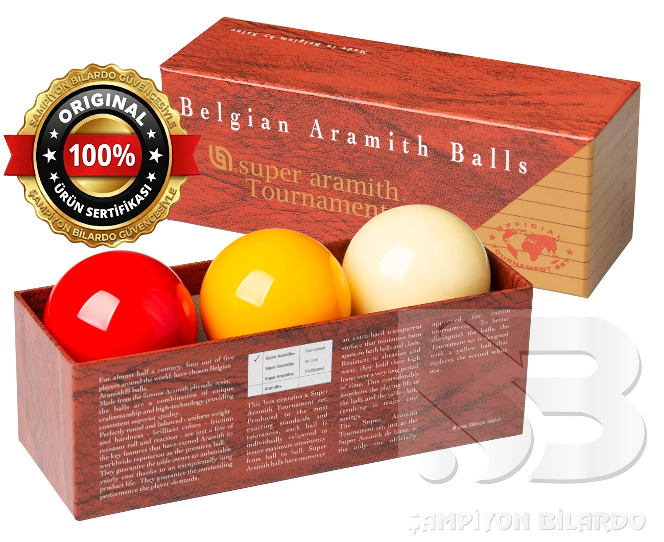 Aramith Tournament Carom 3 Top Seti