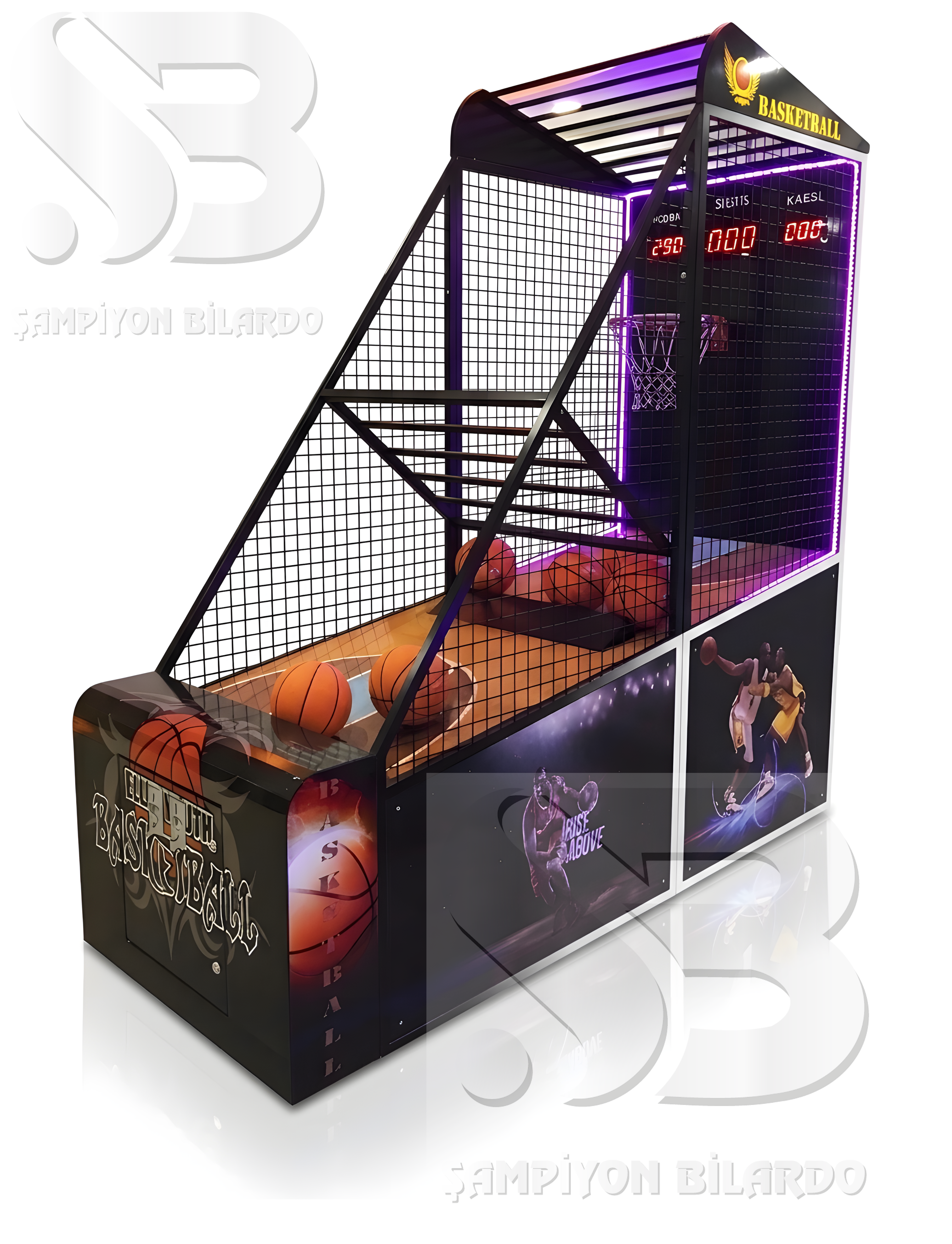 BASKET MAKİNASI GEZER POTALI (TEK KİŞİLİK - BÜYÜK BOY)