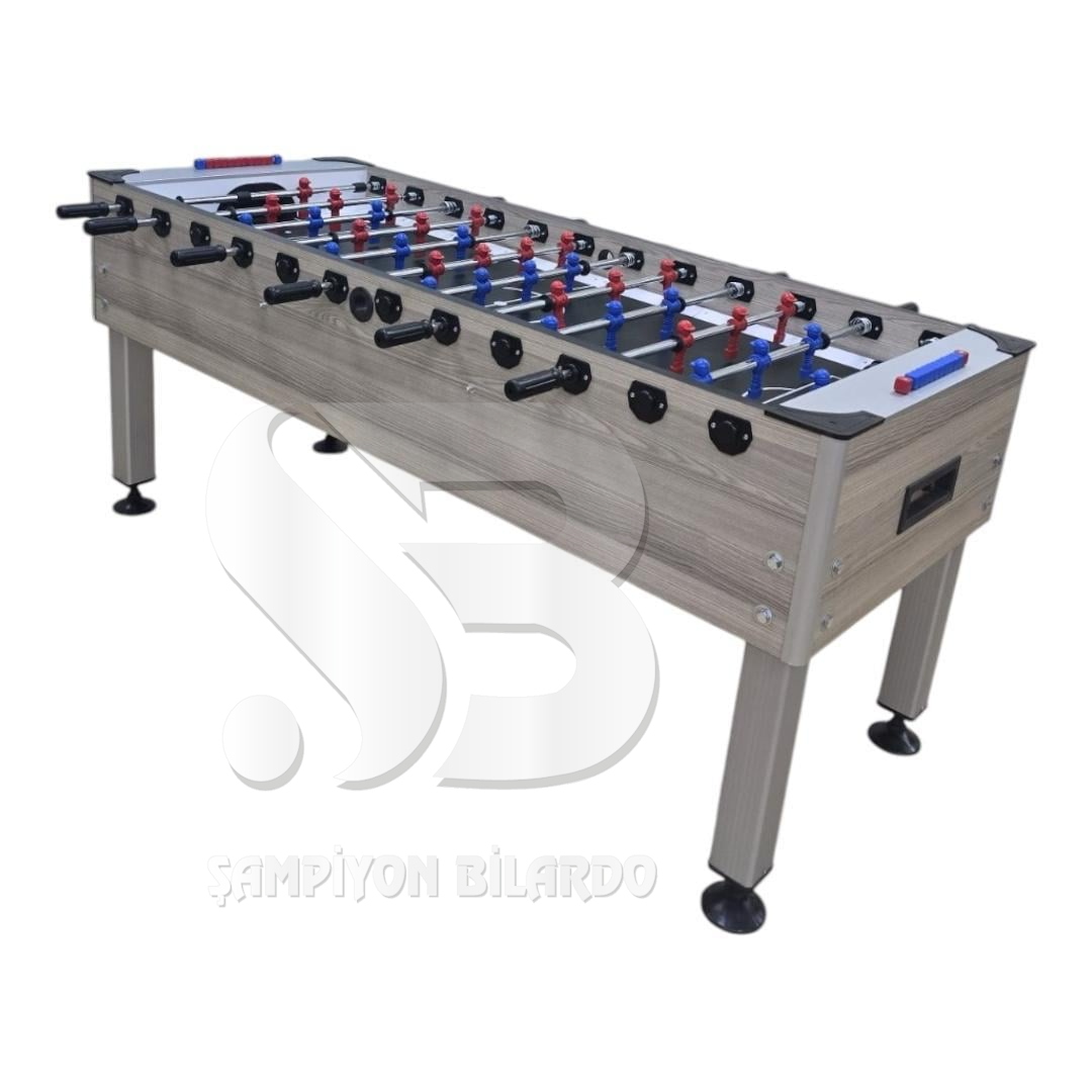 FREE (HOBY) MODEL ALÜMİNYUM AYAKLI ÜSTÜ CAMSIZ 18 MM KOLLU LANGIRT (MASA FUTBOLU) (6 KİŞİLİK)