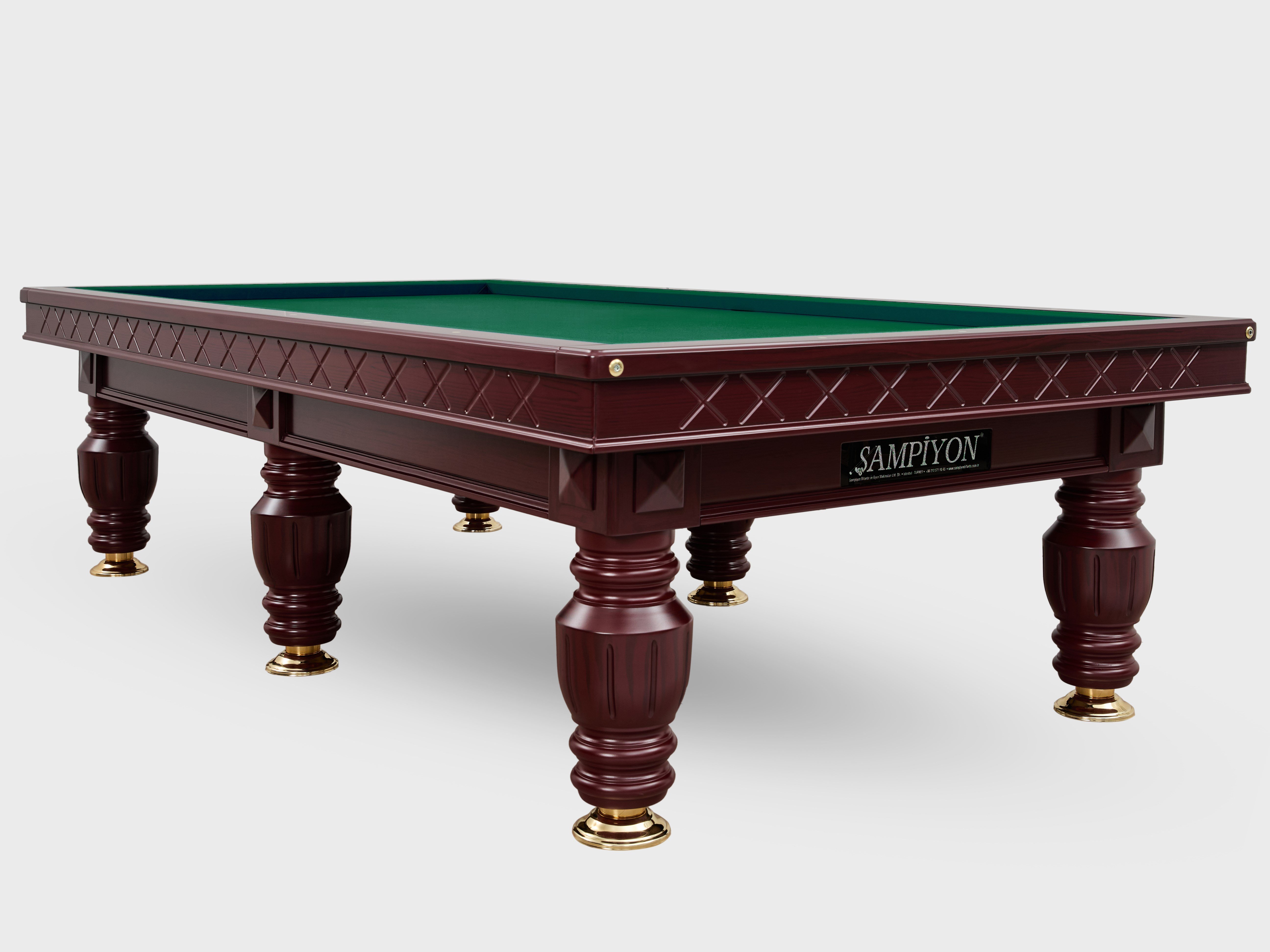 GALAKSİ MODEL 6 AYAKLI ÜÇTOP (CAROM) MAÇ BİLARDO MASASI (10 FT)