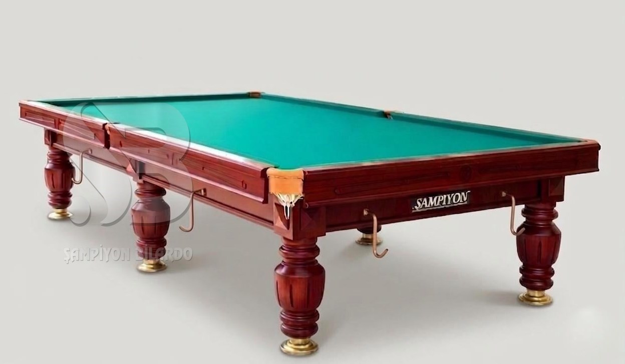 KLASİK MODEL 6 AYAKLI SNOOKER (İNGİLİZ BİLARDOSU) BİLARDO MASASI (12 FT)