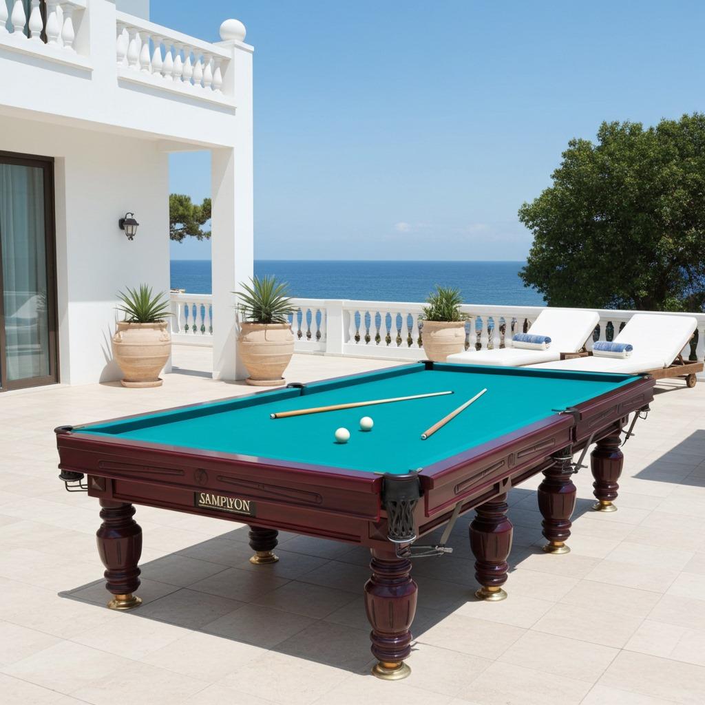 KLASİK MODEL 8 AYAKLI  RUS BİLARDO MASASI