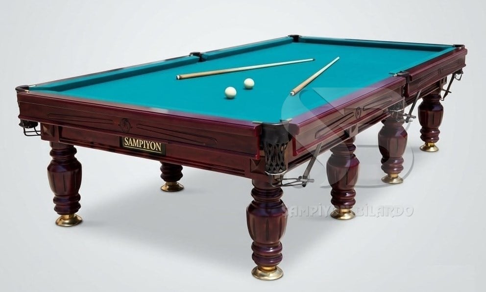 KLASİK MODEL 8 AYAKLI RUS (PYRAMİD) BİLARDO MASASI (12 FT)