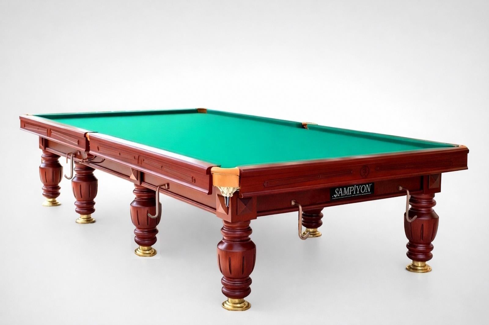 KLASİK MODEL 8 AYAKLI SNOOKER (İNGİLİZ) BİLARDO MASASI (12FT)