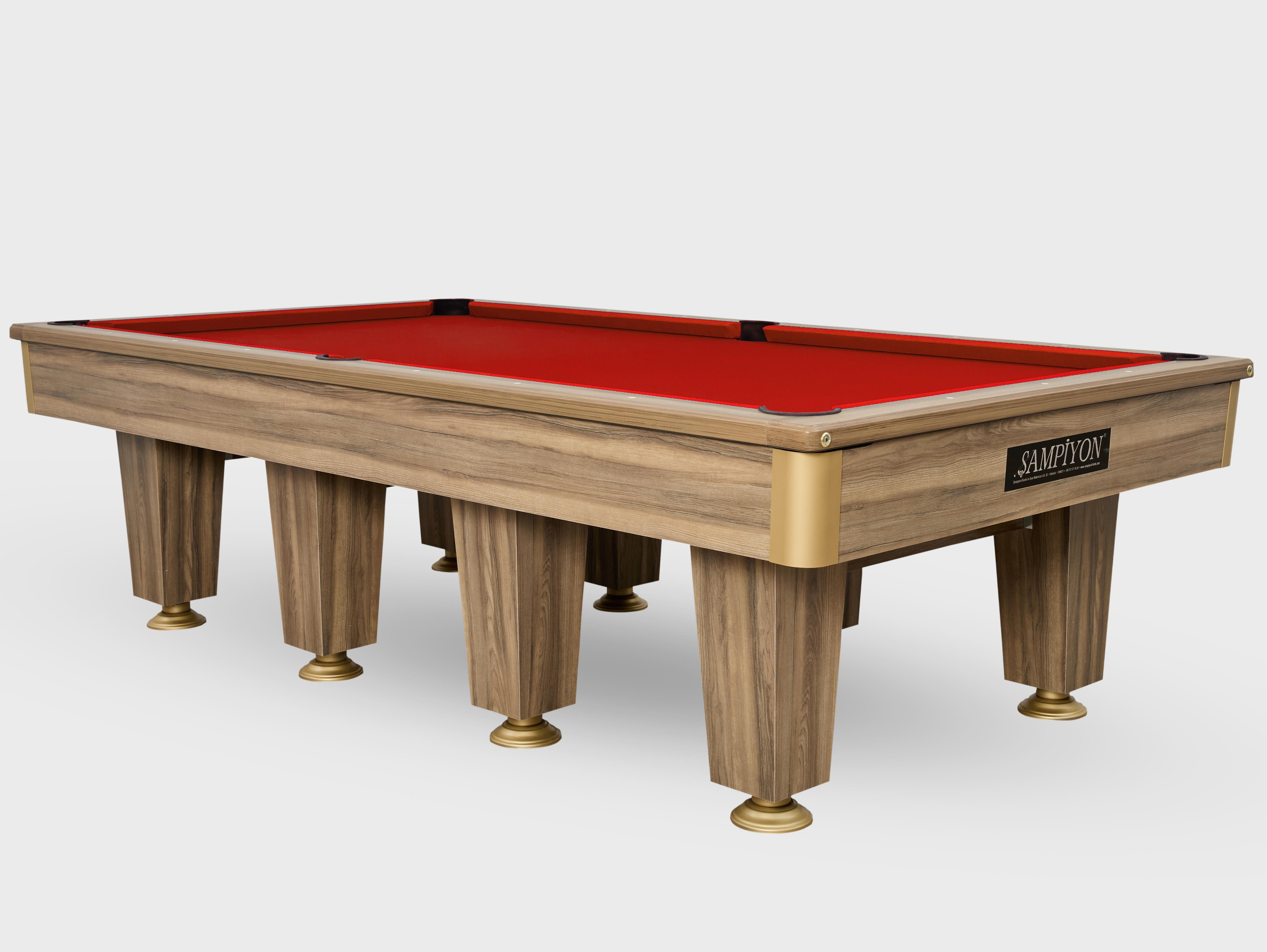 POYRAZ MODEL 8 AYAKLI  MAÇ AMERİKAN (POOL) BİLARDO MASASI 