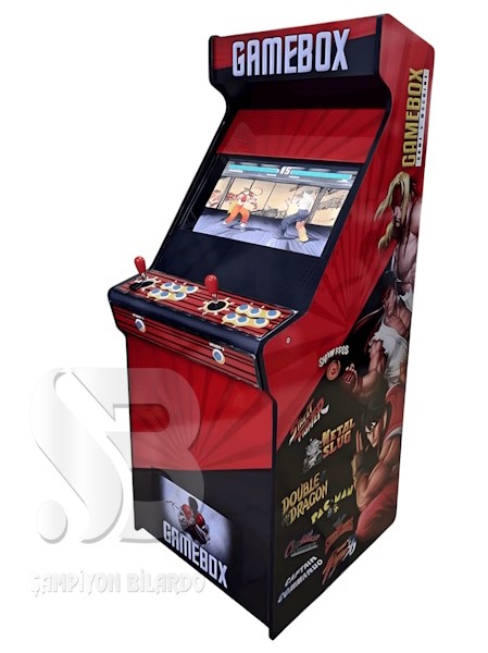 TİCARİ MODEL ARCADE - ATARI OYUN MAKİNASI  63 EKRAN 32 INCH ARC-03