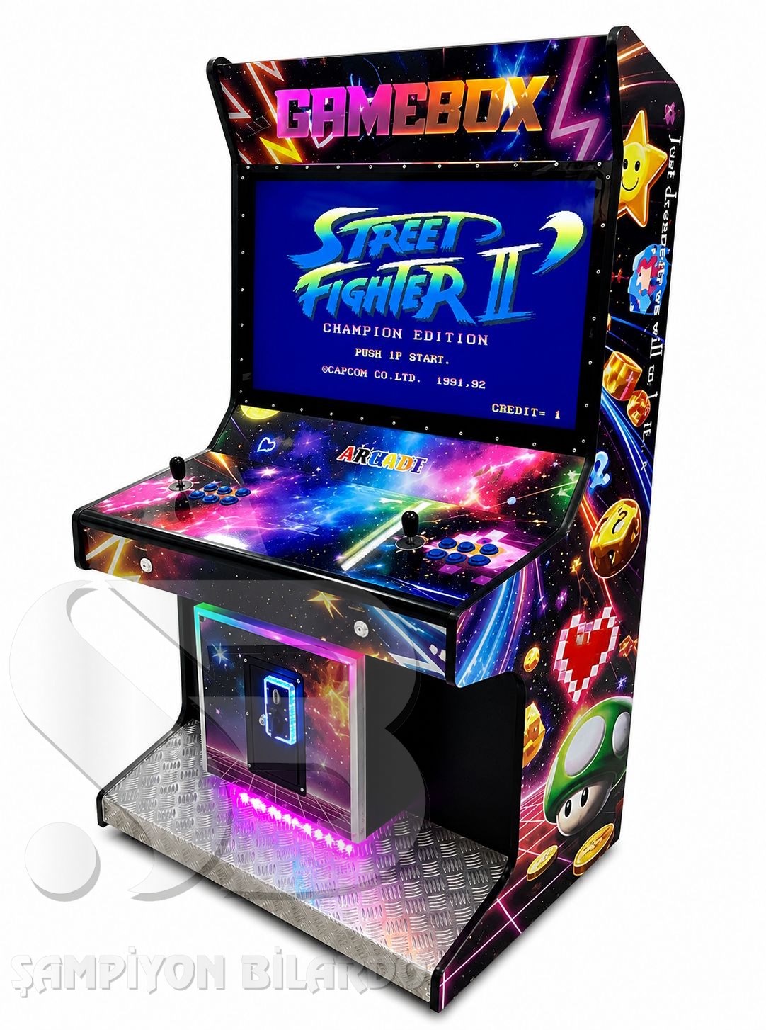TİCARİ MODEL ARCADE - ATARI OYUN MAKİNASI 106 EKRAN 42 INCH
