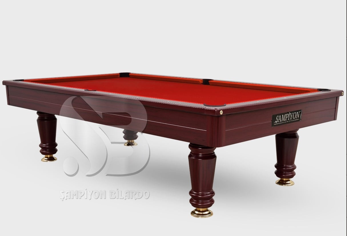 ASYA MODEL 4 AYAKLI AMERİKAN (POOL) BİLARDO MASASI