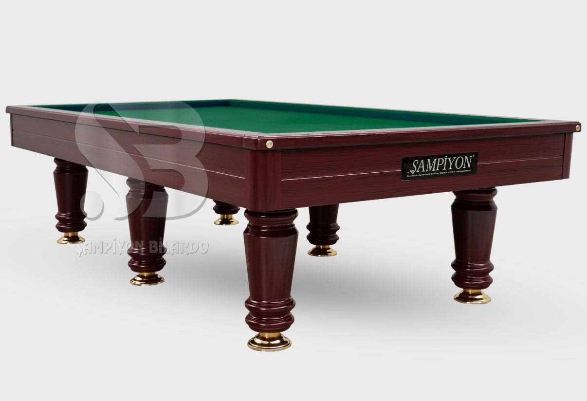 ASYA MODEL 6 AYAKLI ÜÇTOP (CAROM) BİLARDO MASASI