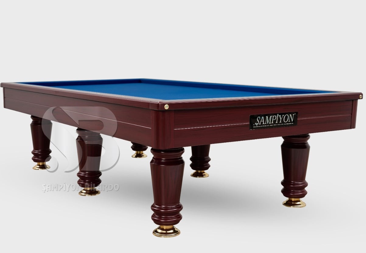 ASYA MODEL 6 AYAKLI ÜÇTOP (CAROM) MAÇ BİLARDO MASASI (10 FT)