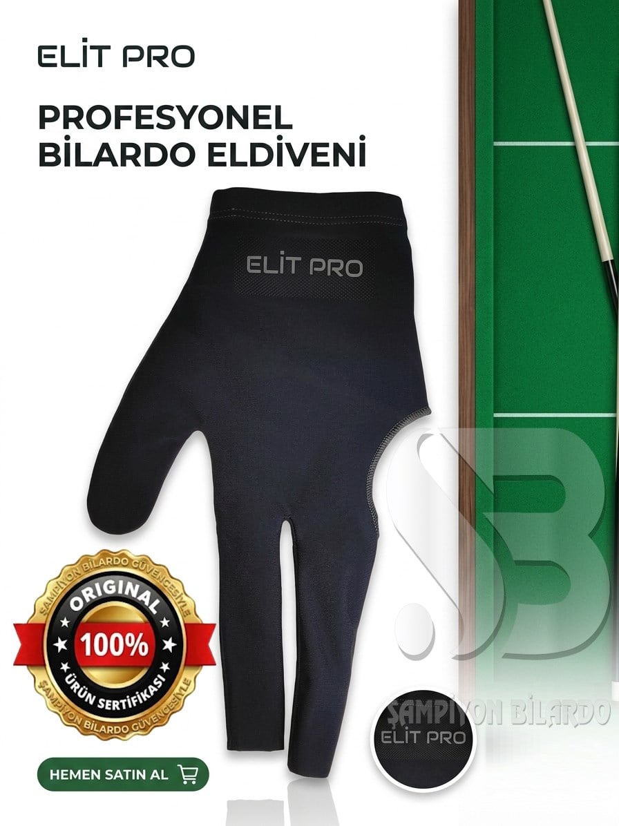 ELİT PRO PROFESYONEL BİLARDO ELDİVENİ