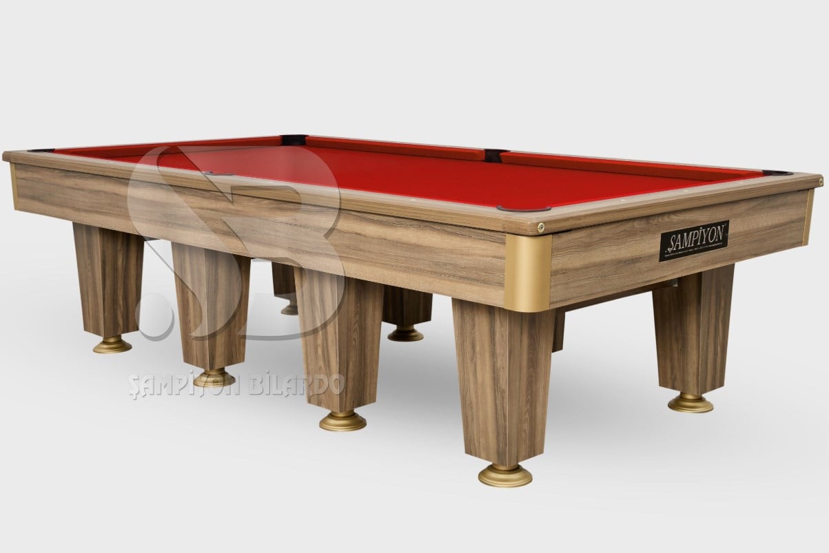 POYRAZ MODEL 8 AYAKLI AMERİKAN (POOL) BİLARDO MASASI (10 FT)