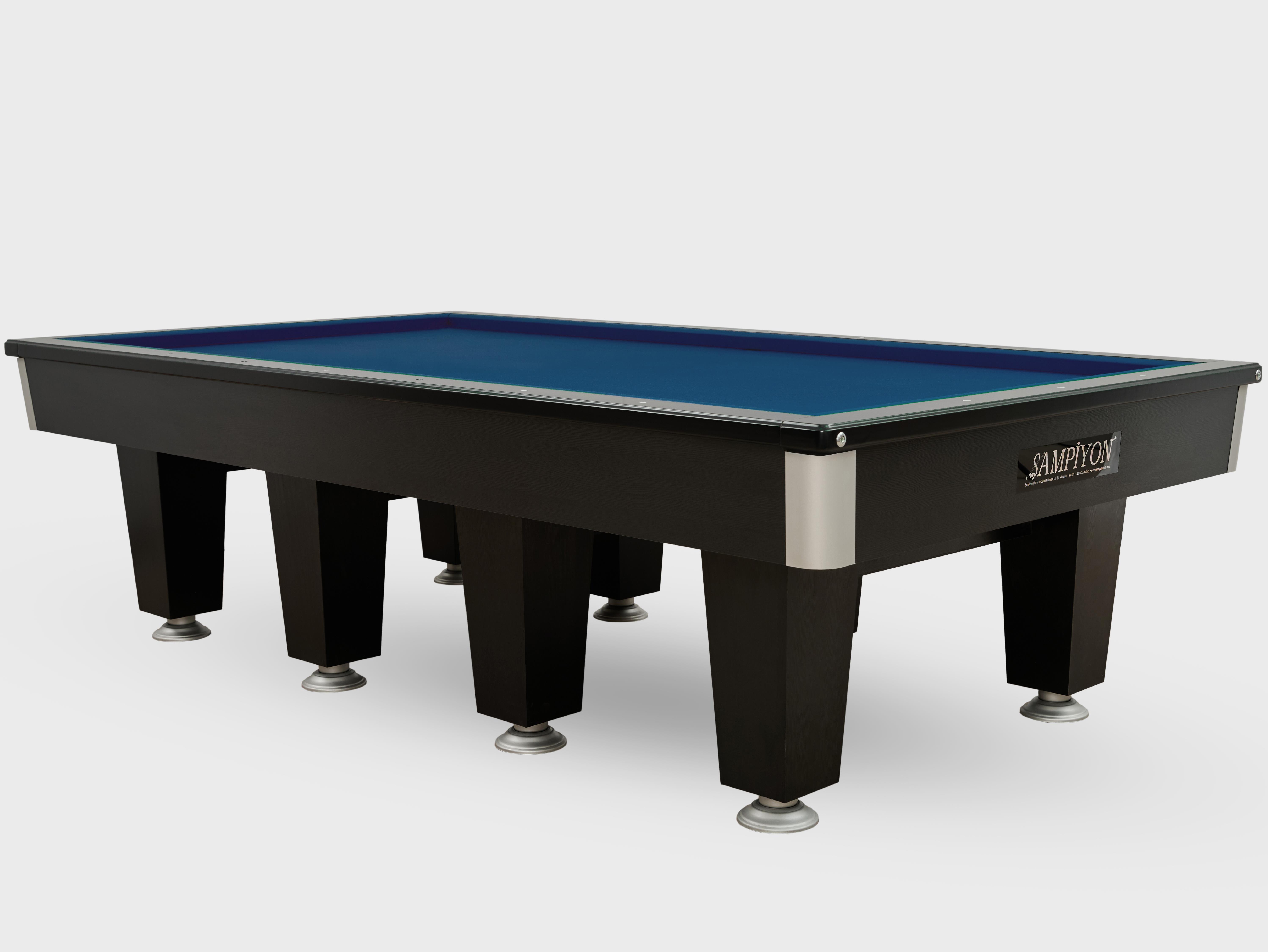 POYRAZ MODEL 8 AYAKLI  ÜÇTOP MAÇ BİLARDO MASASI