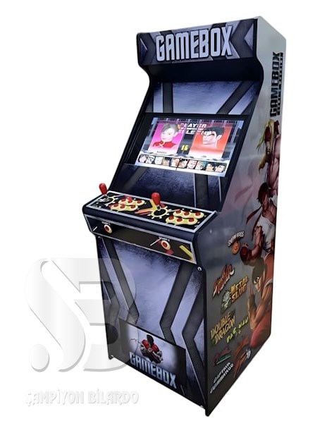 TİCARİ MODEL ARCADE - ATARI OYUN MAKİNASI  63 EKRAN 32 INCH ARC-03