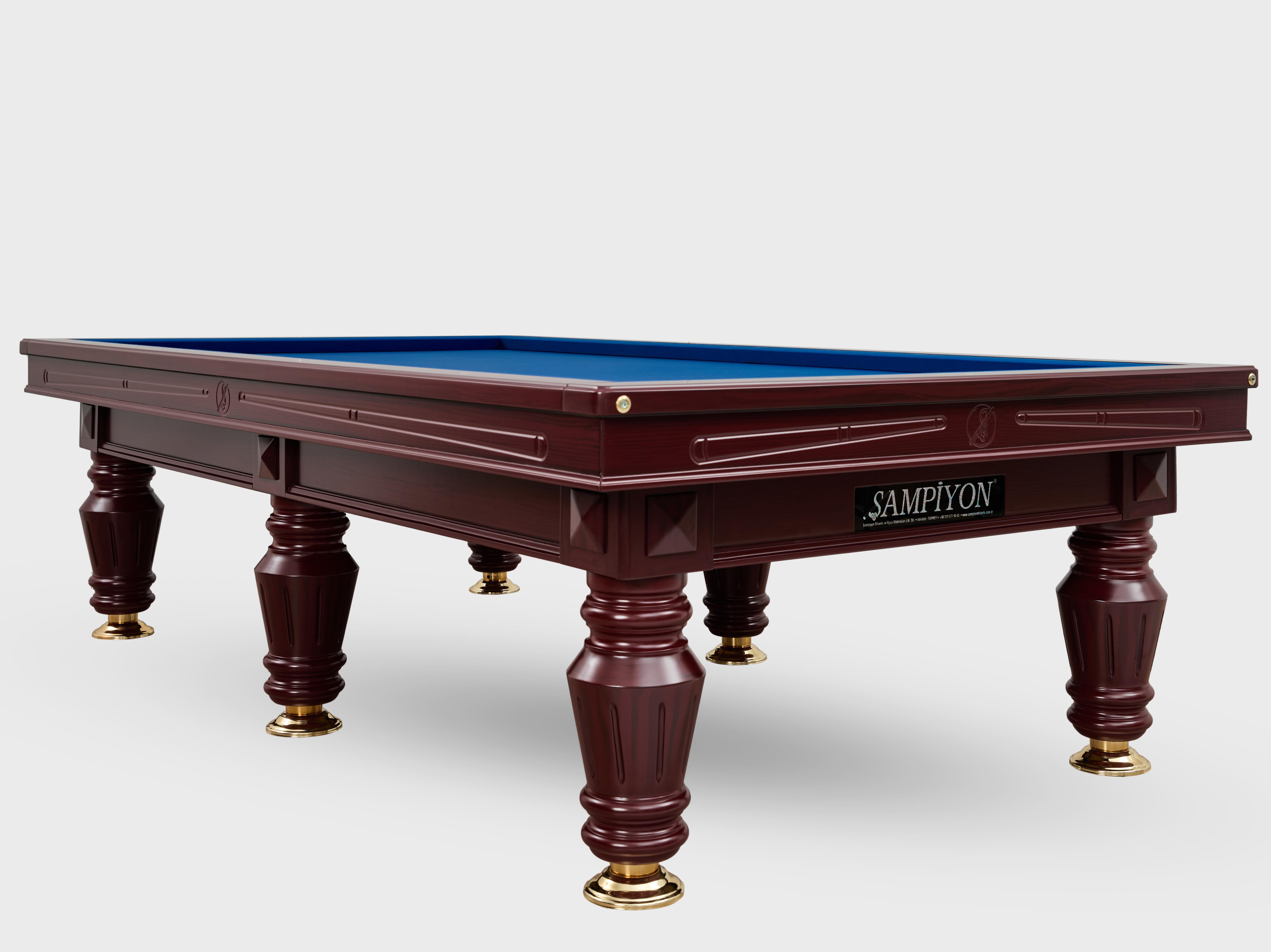 VENÜS MODEL 6 AYAKLI  ÜÇTOP KARAMBOL BİLARDO MASASI