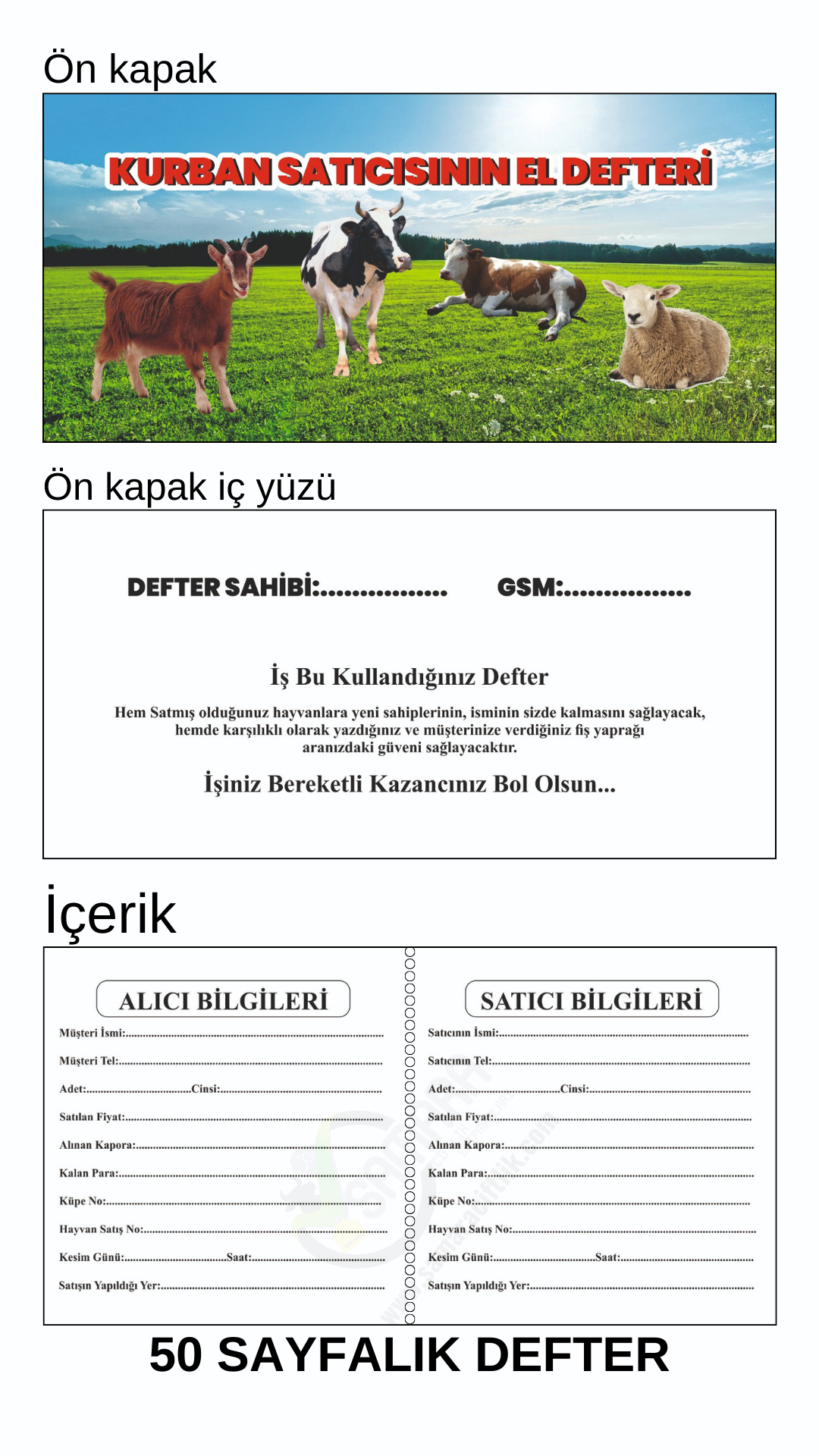 Kurban Satış Defteri