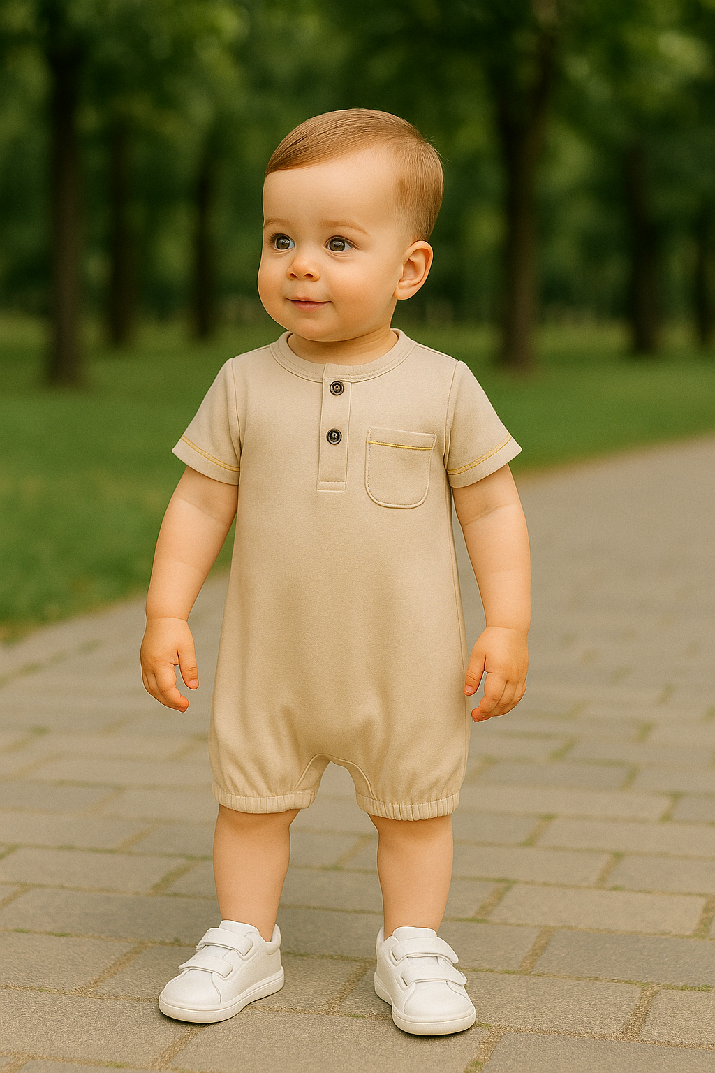  KD54054.LAKOSTE DÜĞMELİ BARBATÖZ 3-6/6-9/9-12/18-24AY