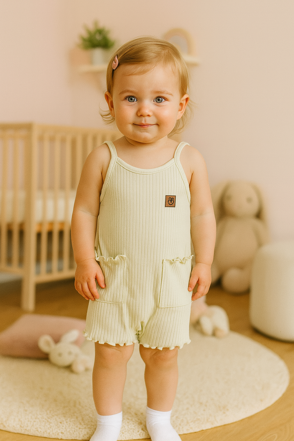AD23179 Kız Bebek Tulum 3-6/6-9/9-12/18-24 AY