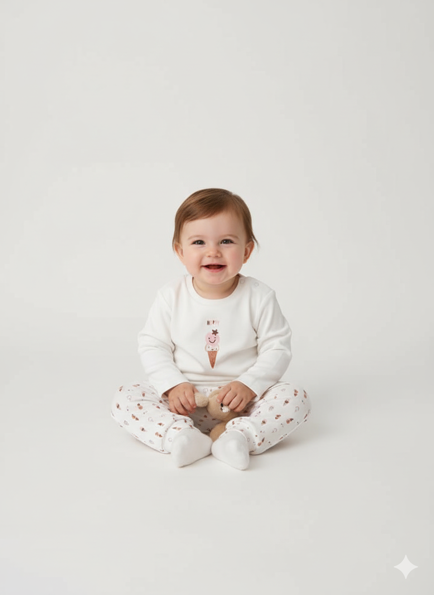 KD53111.BASKILI KIZ 2Lİ TAKIM 6-9/9-12/18-24/24-36AY