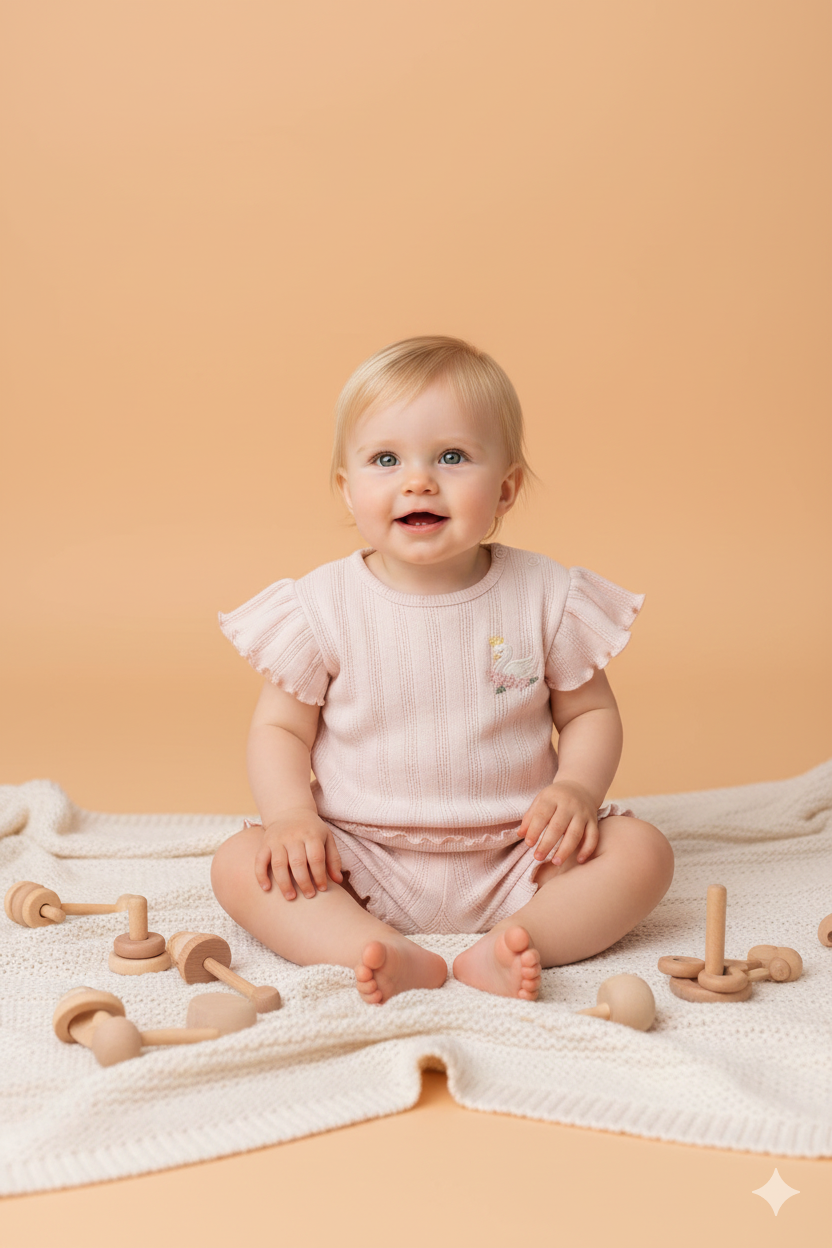 KD54158.JAKARLI TİŞÖRT ŞORT TAKIM 3-6/6-9/9-12/18-24AY