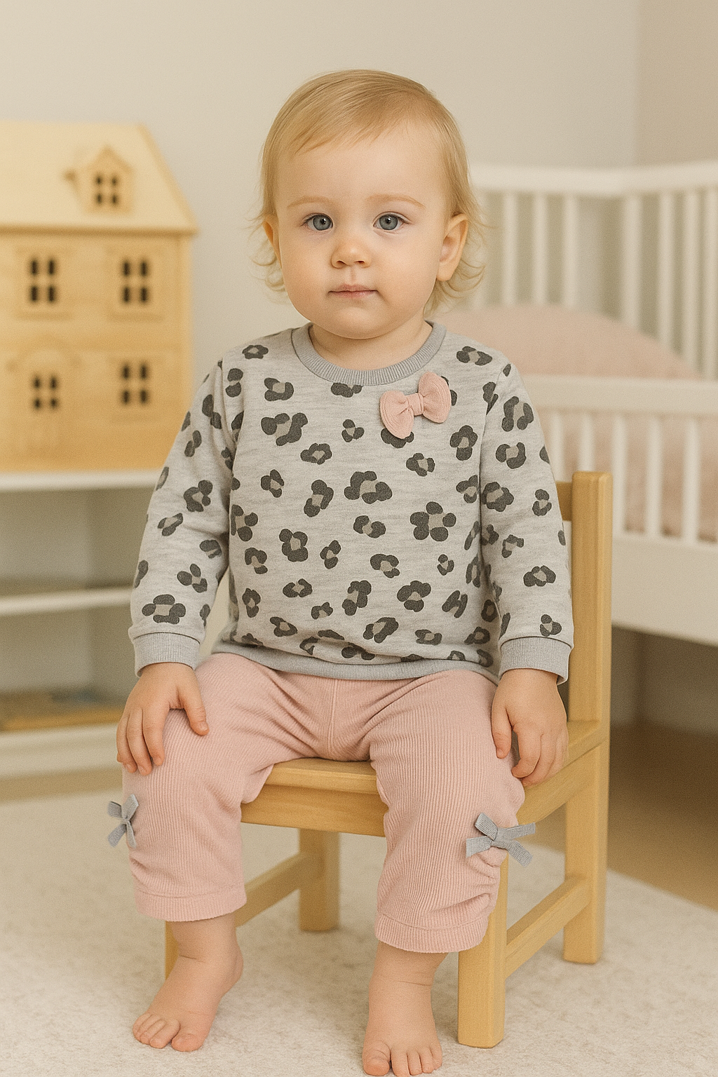 AD13571 Kız Bebek Takım 3-6/6-9/9-12/18-24 AY