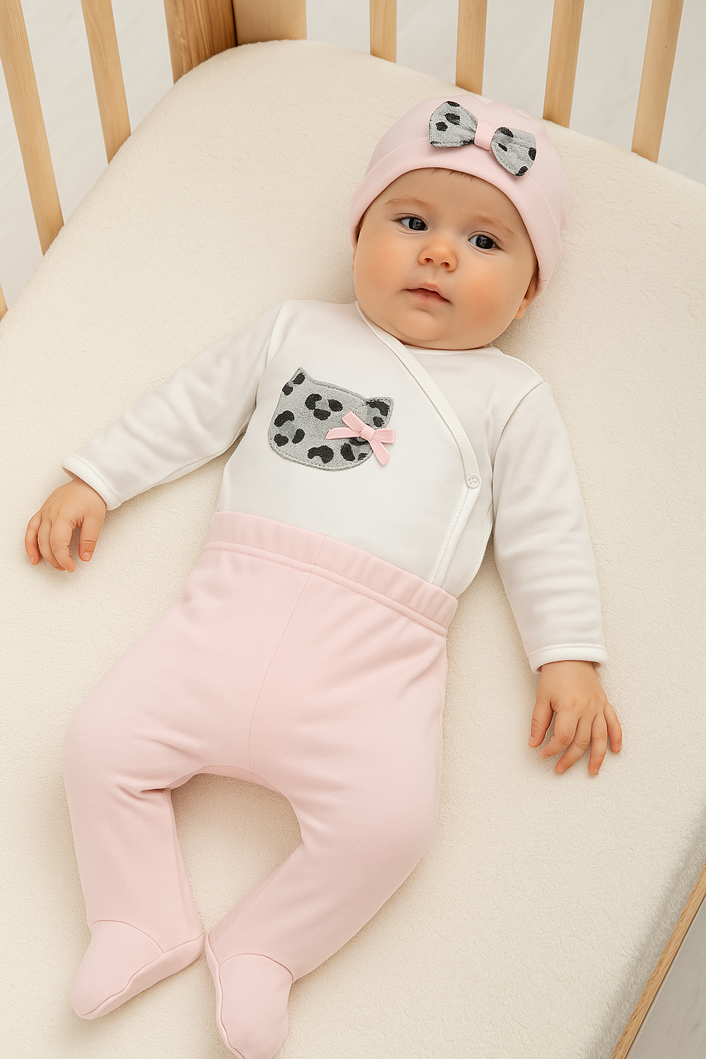 AD13574 Kız Bebek Takım 0-1/1-3 AY