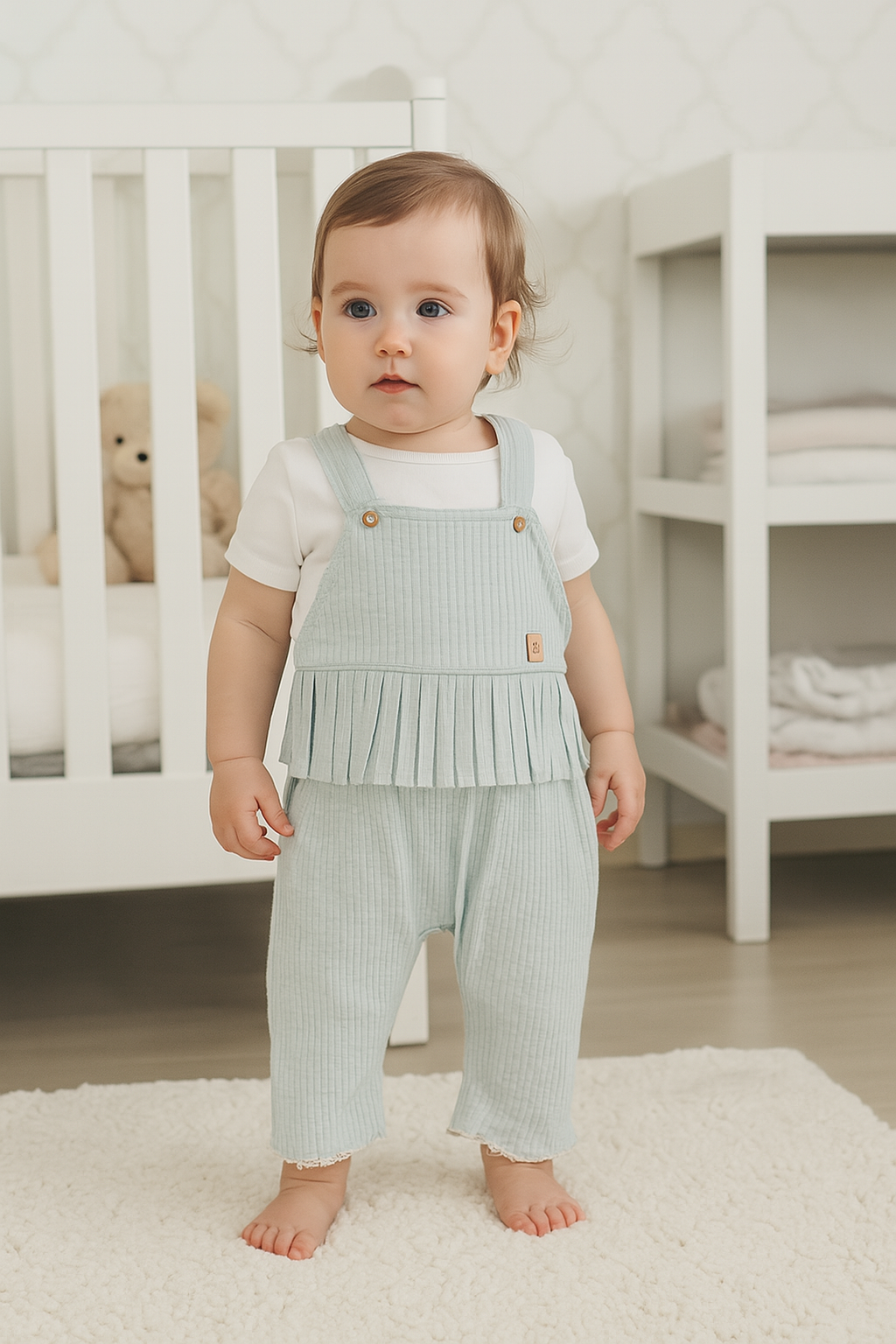 AD23167 Kız Bebek Tulum 3-6/6-9/9-12/18-24 AY