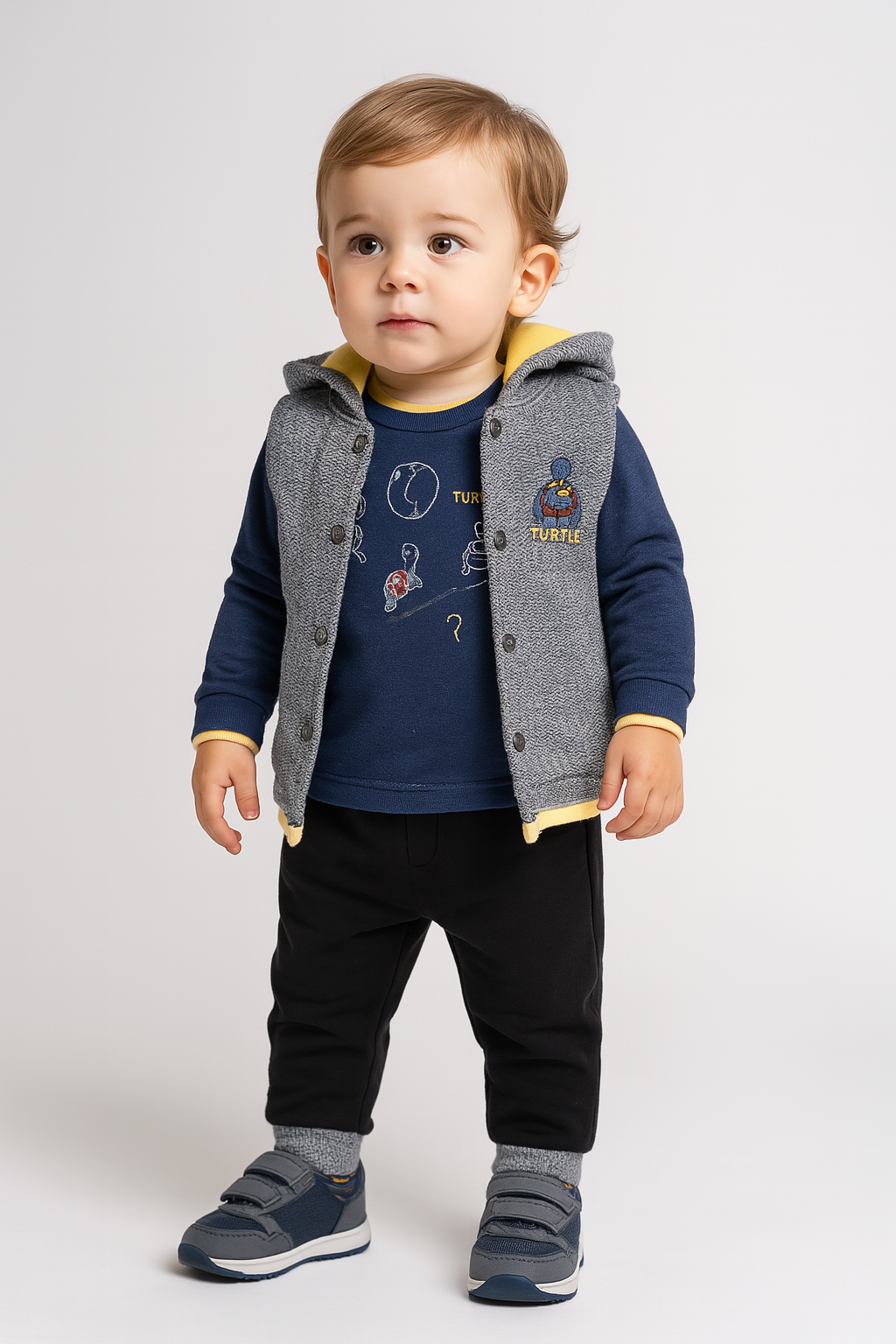 AD94009 Erkek Bebek Takım 1-3/3-6/6-9/9-12 AY