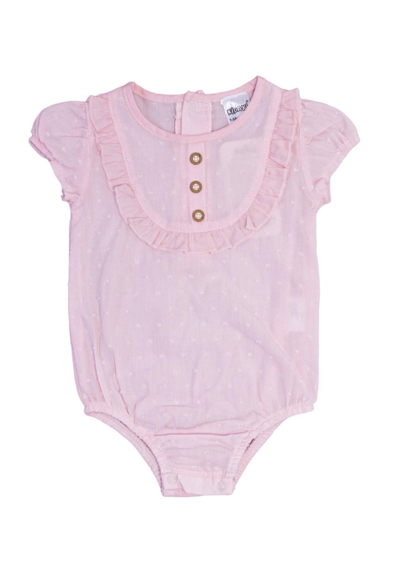 KD04031 Kız Bebek Body 1-3/3-6/6-9/9-12 Ay