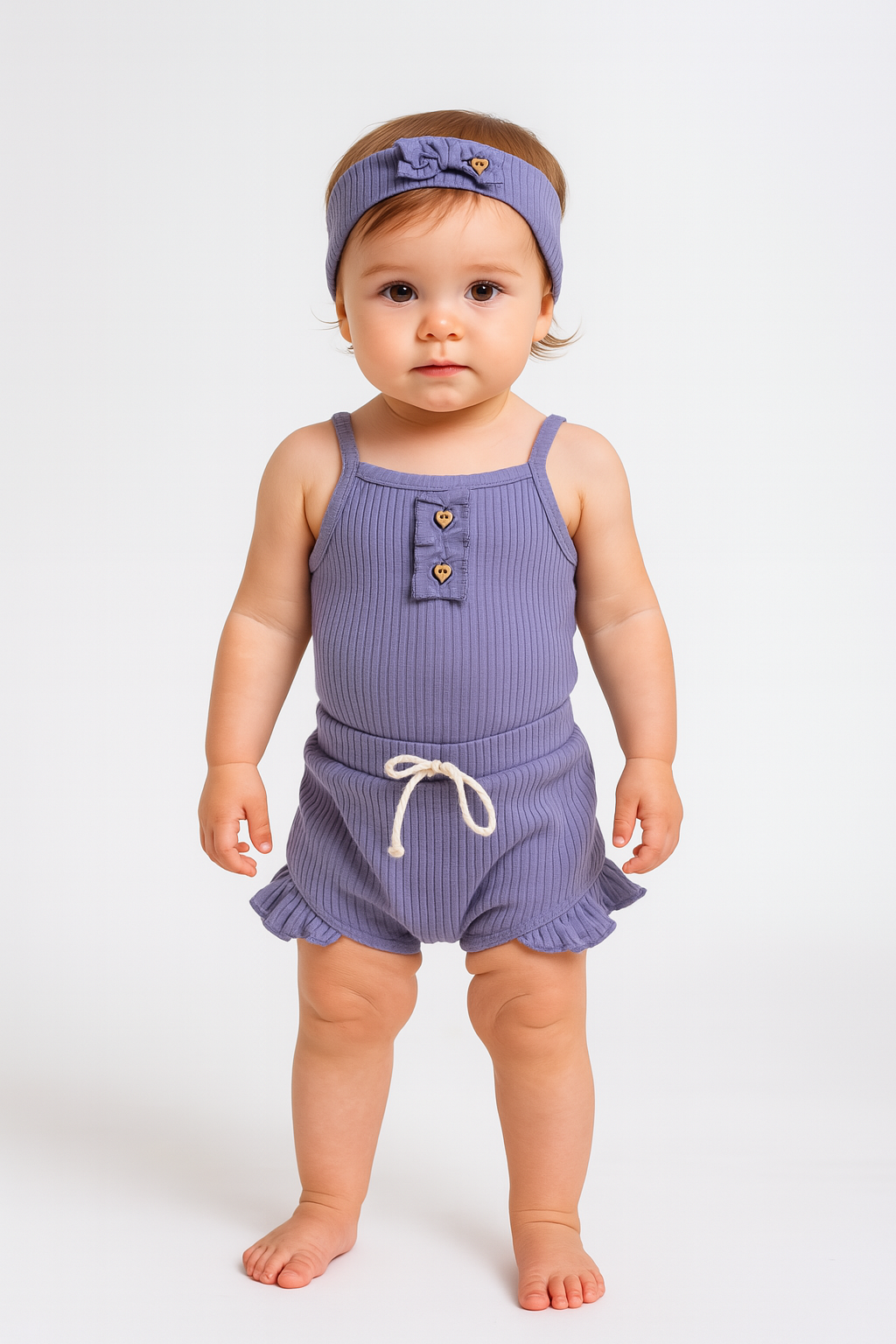 KD13295 Kız Bebek Takım 3-6/6-9/9-12 Ay