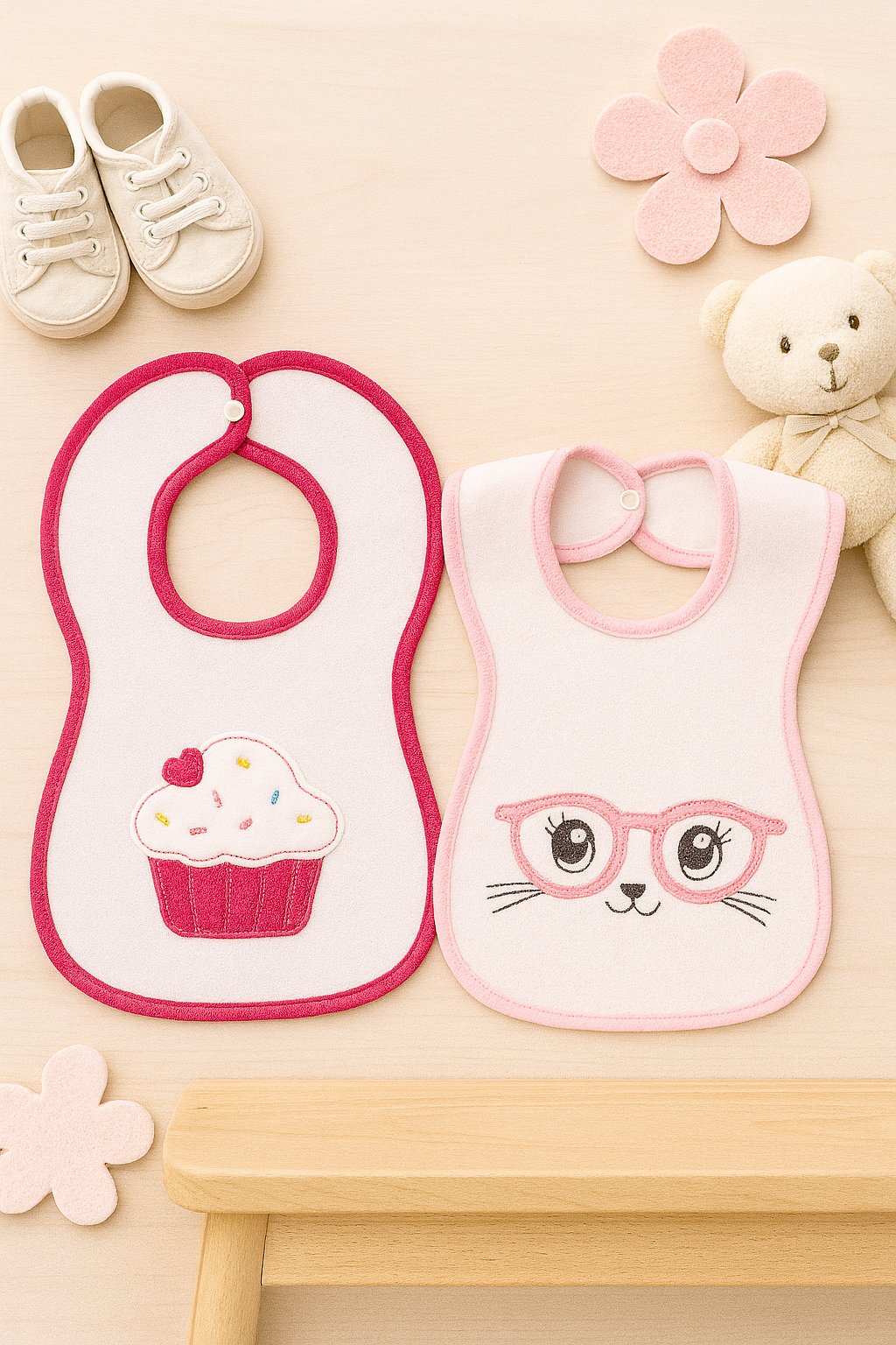 KD13373 2'li Bebek Mama Önlük