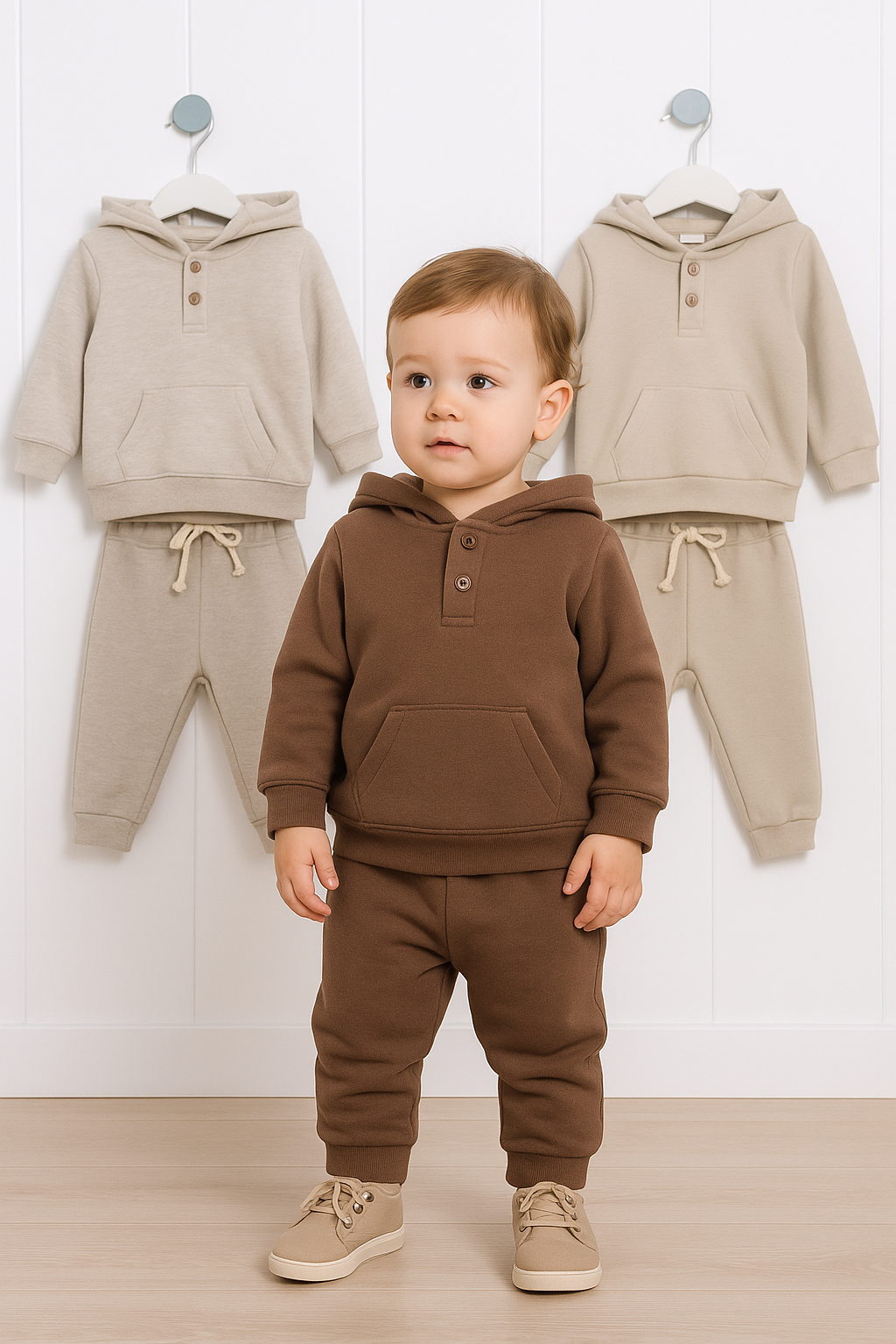 KD33282.KAPŞONLU 3İPLİK TAKIM 6-9/9-12/18-24/24-36AY