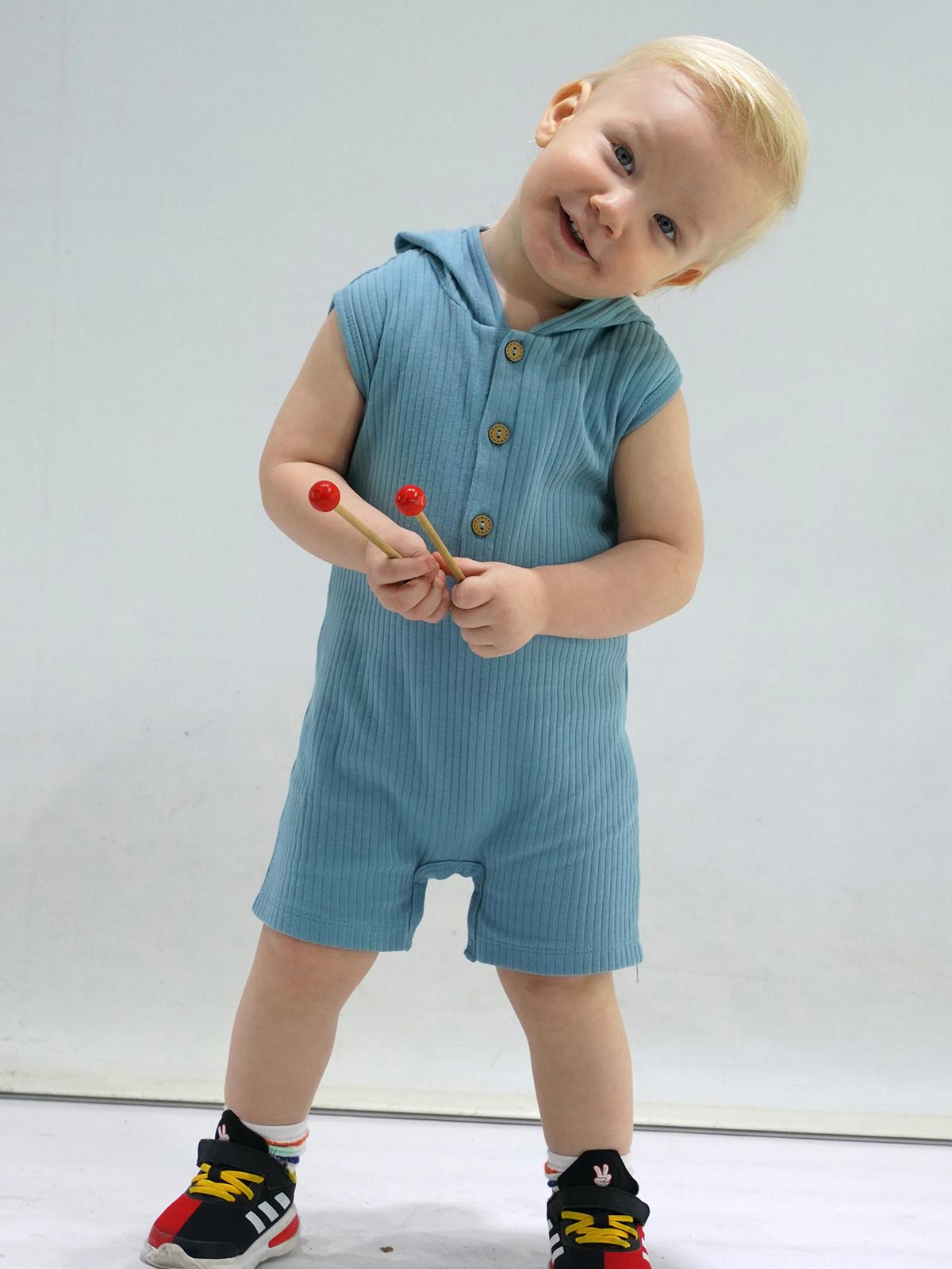 KD43006.KAŞKORSE KAPŞONLU KOLSUZ BARBATÖZ 3-6/6-9/9-12/18-24AY