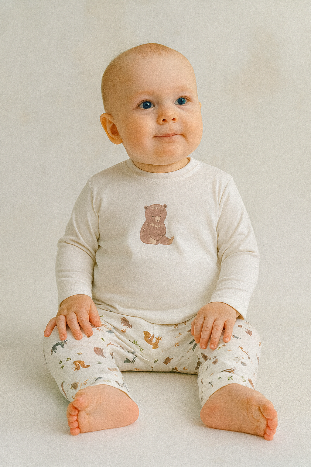 KD53127.BASKILI ERKEK 2Lİ TAKIM 6-9/9-12/18-24/24-36AY