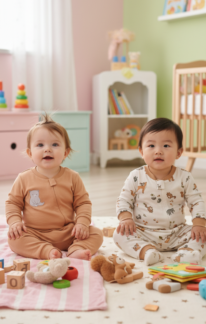 KD53128.BASKILI ERKEK 2Lİ TULUM 3-6/6-9/9-12/18-24AY