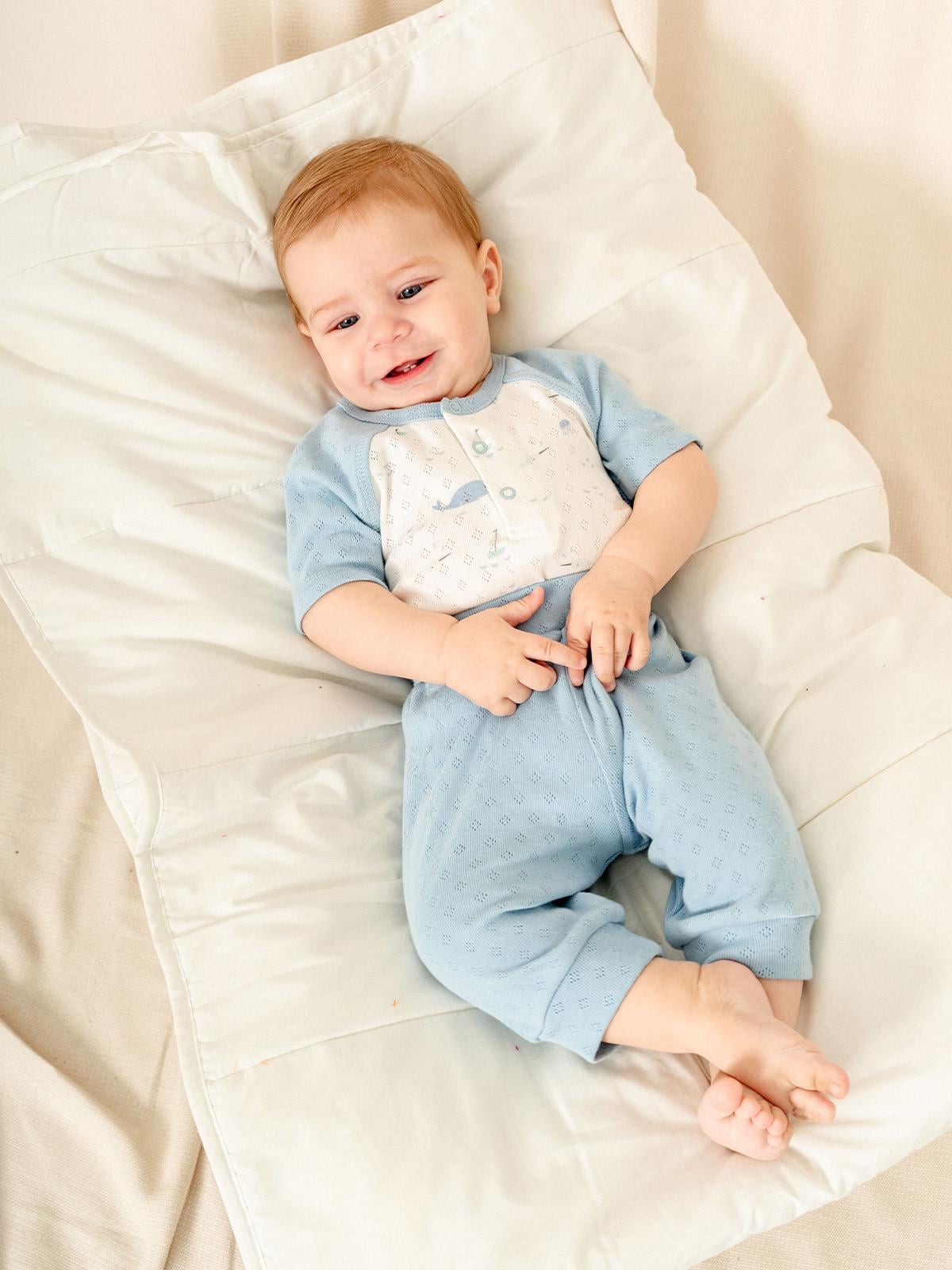 Jakarlı Çıtçıtlı Body Patiksiz Alt Erkek Takım