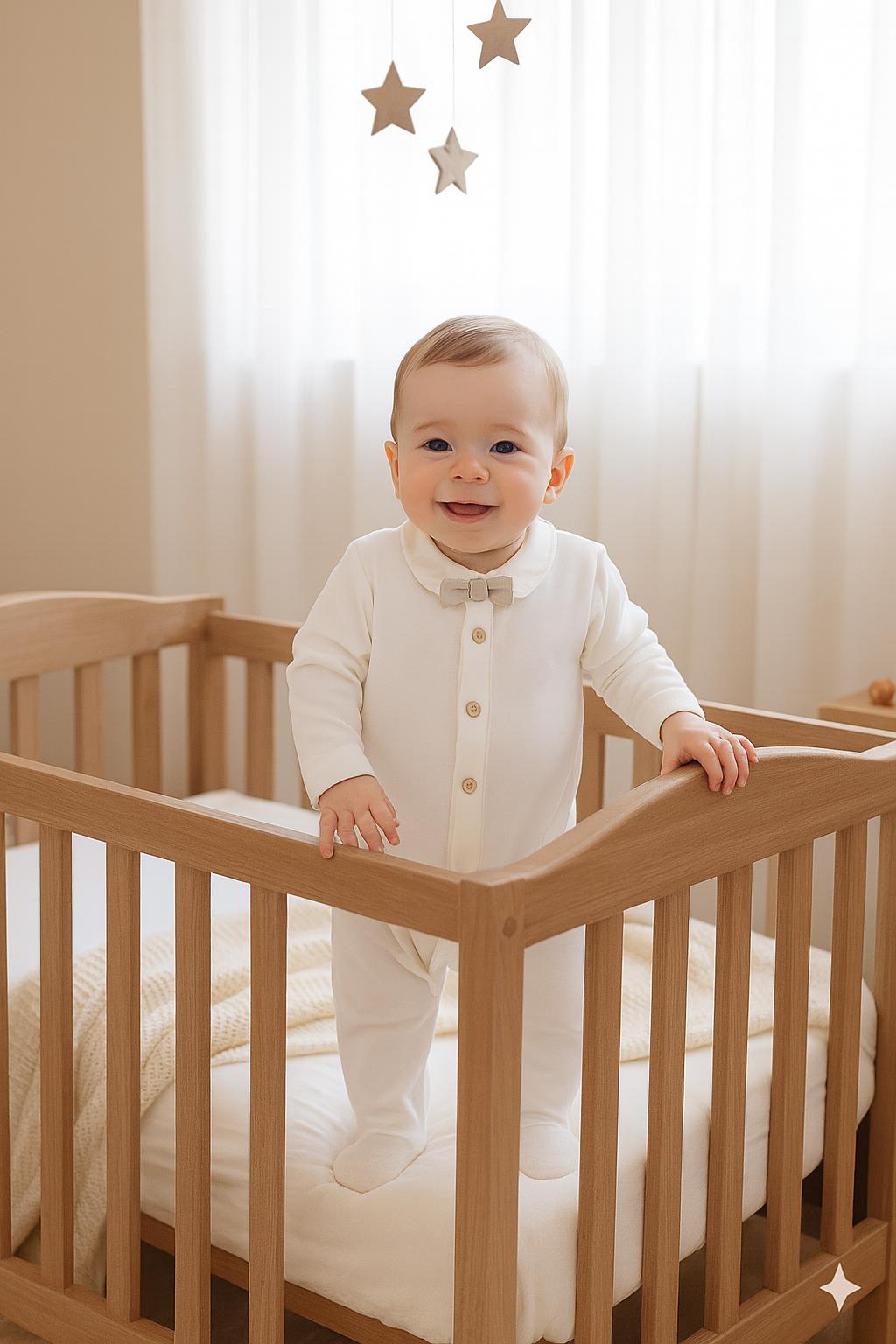 KD54125.ORGANİK PAPYONLU PATİKLİ TULUM 1-3/3-6/6-9AY