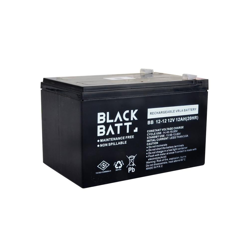 Blackbatt 12V 12 Ah Bakımsız Kuru Akü