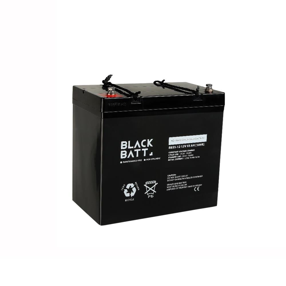 BlackBatt 12V 55Ah Bakımsız Kuru Akü