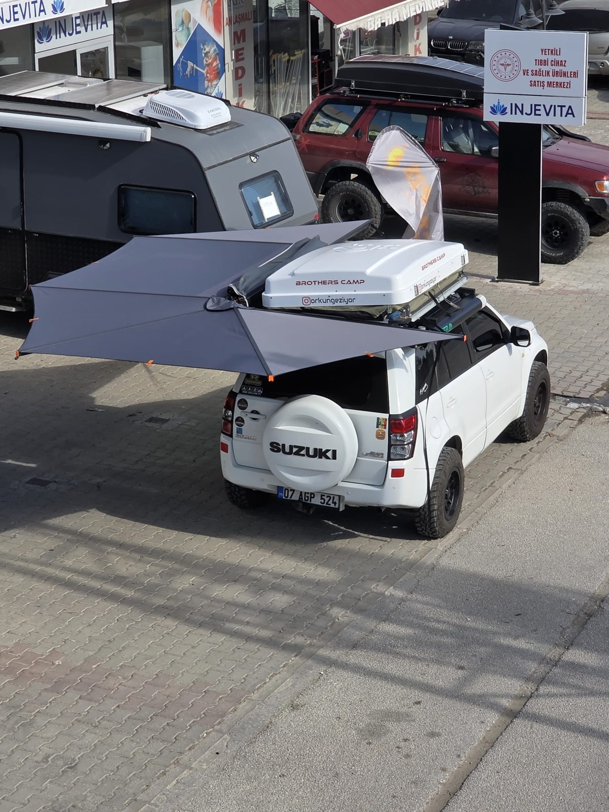 Denge Camper 270° Mağara Araç Tentesi – 2 m / 11 m²