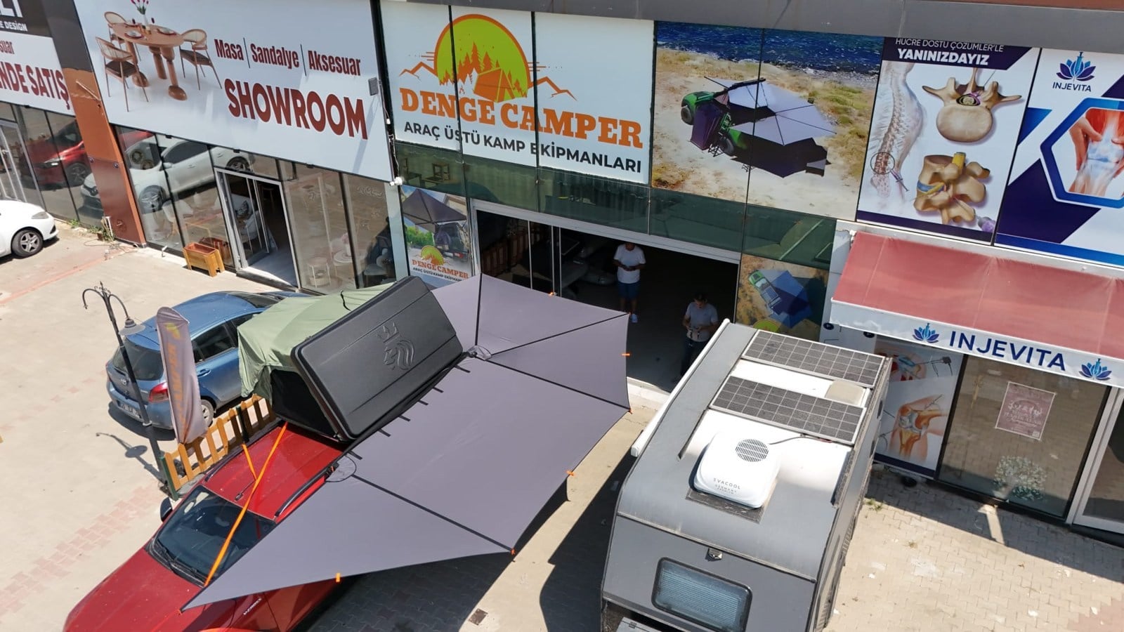 Denge Camper Mağara XL Araç Tentesi – 2,5 m / 17 m²