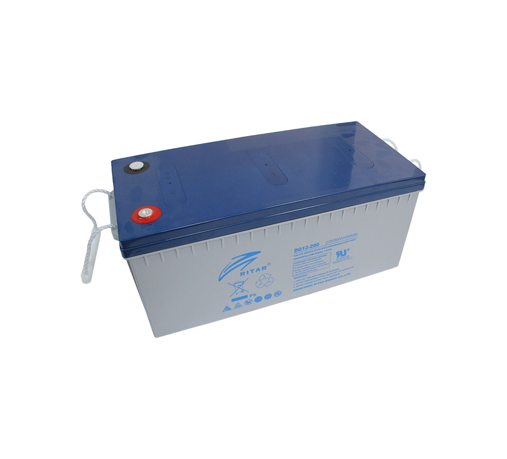 Ritar DG12-200 12V 200Ah Deep Cycle Saf Jel akü