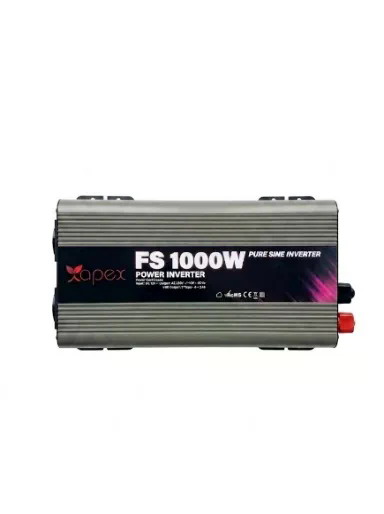 APEX 1000W Tam Sinüs İnverter 12V