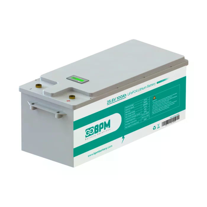 BPM 25.6V 100Ah LiFePO4 Lityum Akü