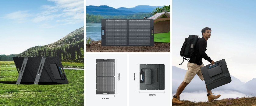 Katlanabilir portatif güneş paneli