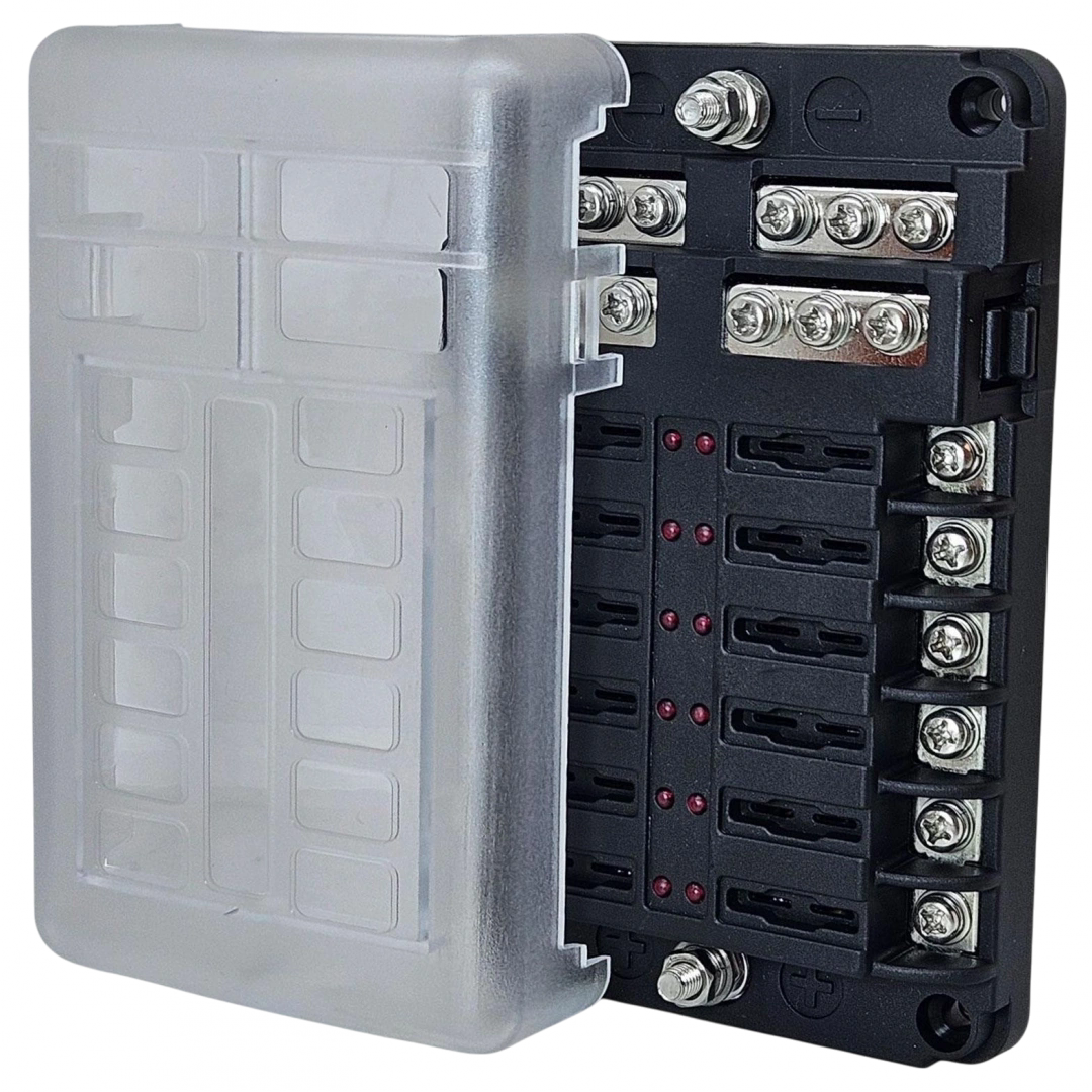 MELLİFERA İKAZ IŞIKLI 12'li DC SİGORTA KUTUSU