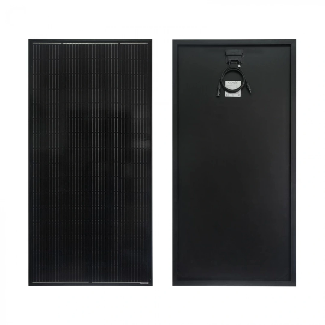 APEX 205W HalfCut Monokristal Full Black Güneş Paneli